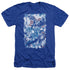 JLA/AMERICAN JUSTICE - ADULT HEATHER - ROYAL BLUE