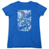 JLA/AMERICAN JUSTICE - S/S WOMENS TEE - ROYAL BLUE