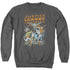 JLA/BIG GROUP - ADULT CREWNECK SWEATSHIRT - CHARCOAL