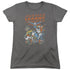 JLA/BIG GROUP - S/S WOMENS TEE - CHARCOAL