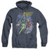 JLA/ONWARD - ADULT HEATHER HOODIE - NAVY