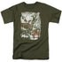 JLA/GREEN AND RED - S/S ADULT 18/1 - MILITARY GREEN