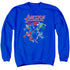 JLA/PIXEL LEAGUE - ADULT CREWNECK SWEATSHIRT - ROYAL BLUE