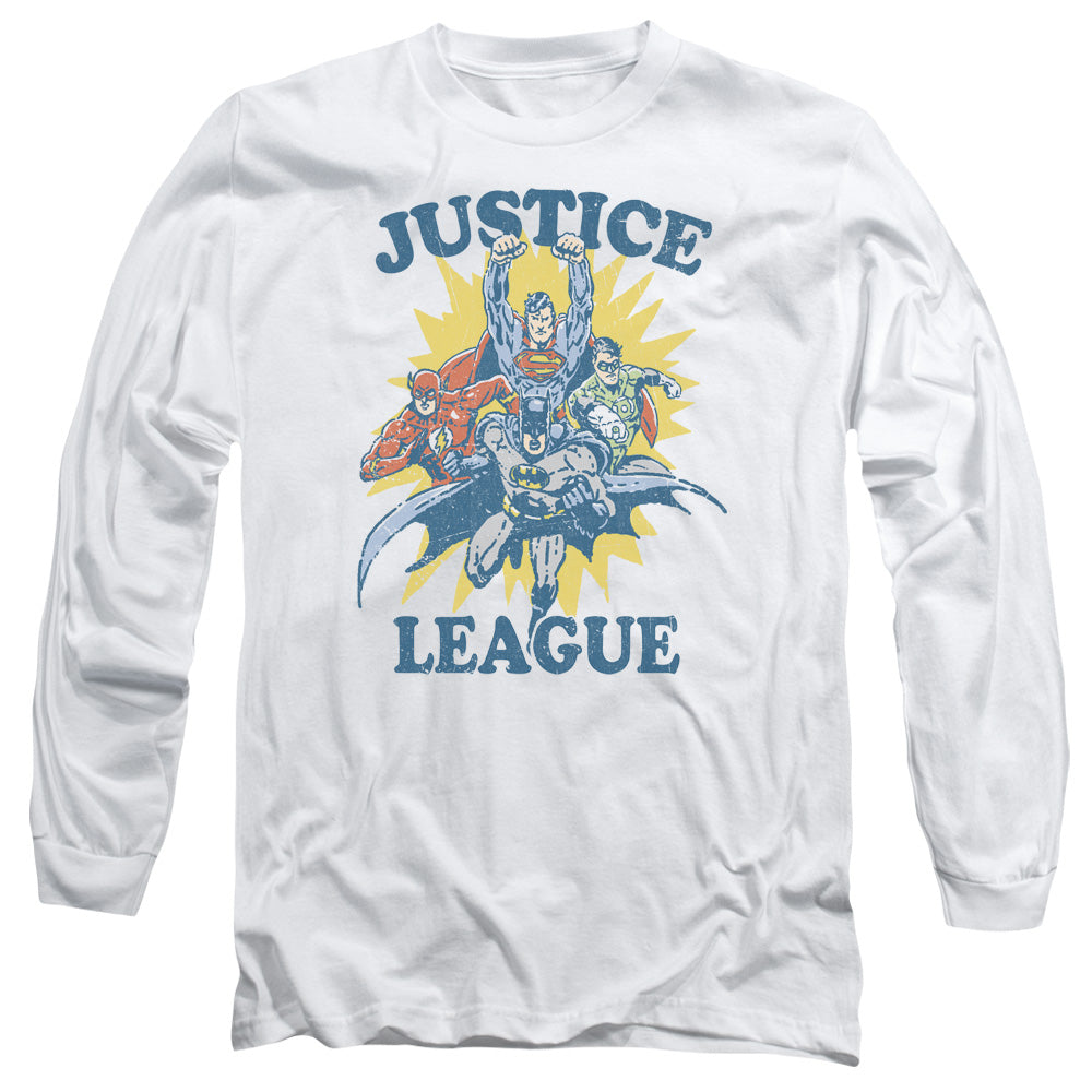 JLA/LETS DO THIS -  L/S ADULT 18/1  - WHITE