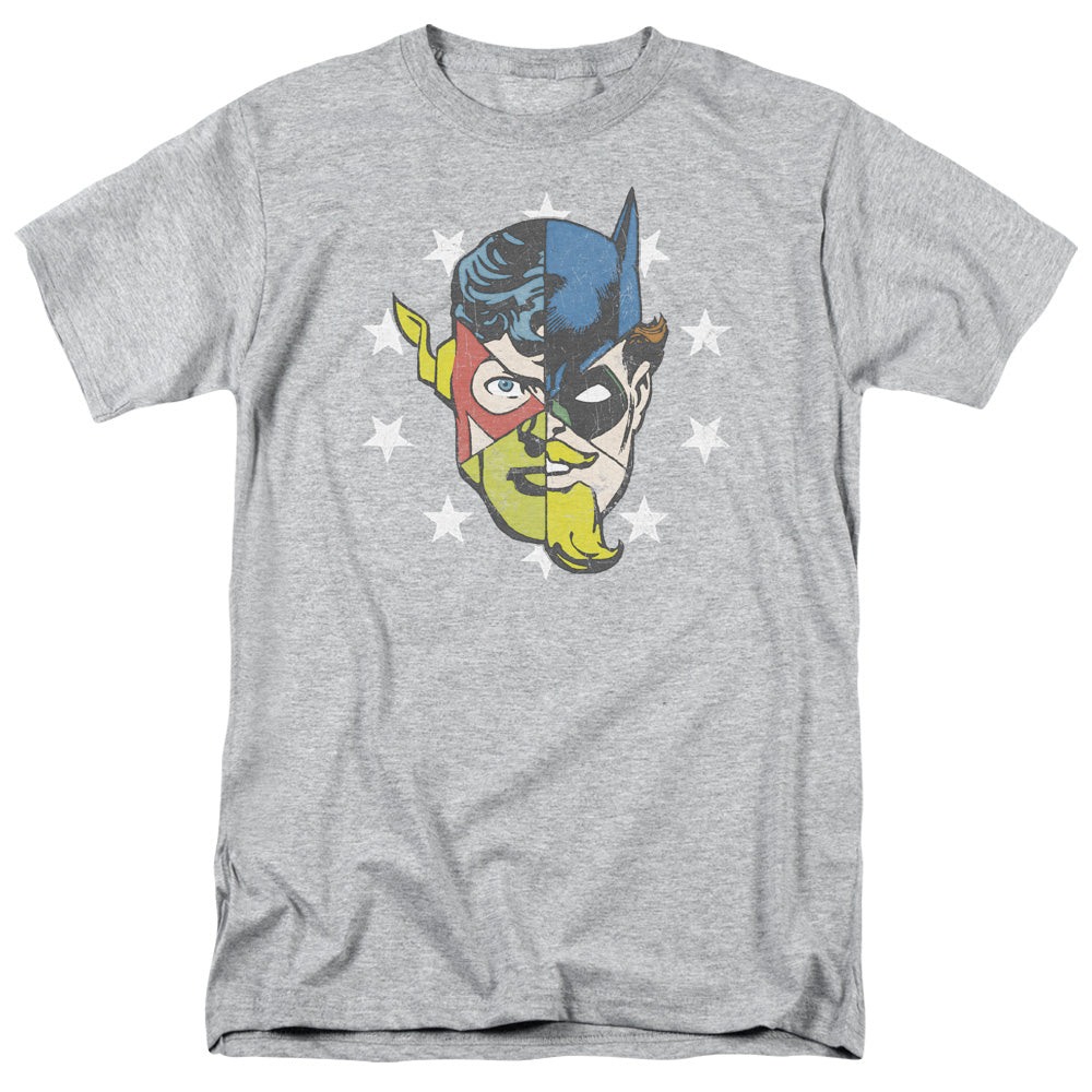 JLA/FACE OFF - S/S ADULT 18/1 - ATHLETIC HEATHER