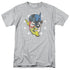 JLA/FACE OFF - S/S ADULT 18/1 - ATHLETIC HEATHER