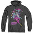 JLA/COLORFUL LEAGUE - ADULT HEATHER HOODIE - BLACK