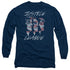 JLA/JUSTICE FOR AMERICA -  L/S ADULT 18/1  - NAVY
