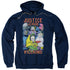 JLA/VILLAINS - ADULT PULLOVER HOODIE - NAVY