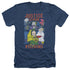 JLA/VILLIANS - ADULT HEATHER - NAVY