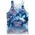 JLA/UNITED (FRONT/BACK PRINT) - ADULT POLY TANK TOP - MULTI