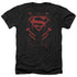 JLA/SUPERBOY - ADULT HEATHER - BLACK