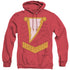 JLA/SHAZAM - ADULT HEATHER HOODIE - RED