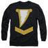 JLA/BLACK ADAM -  L/S ADULT 18/1  - BLACK