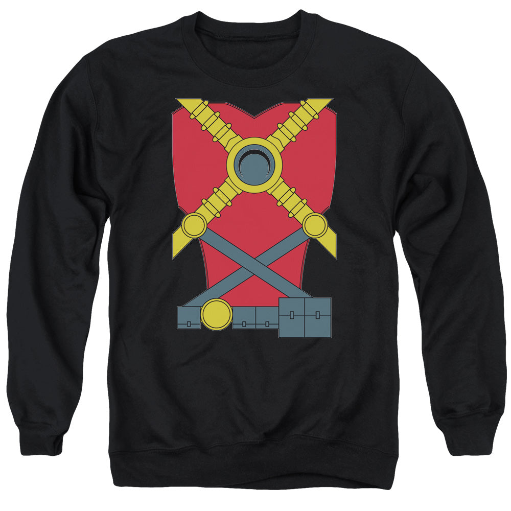JLA/RED ROBIN - ADULT CREWNECK SWEATSHIRT - BLACK