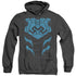 JLA/BLUE BEETLE - ADULT HEATHER HOODIE - BLACK