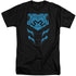JLA/BLUE BEETLE - S/S ADULT TALL 18/1 - BLACK