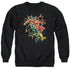 JLA/ELECTRIC DEATH - ADULT CREWNECK SWEATSHIRT - BLACK