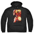 JLA/SPEED HEAD - ADULT PULLOVER HOODIE - BLACK