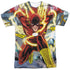 JLA/POLICE LINE (FRONT/BACK PRINT) - S/S ADULT POLY CREW - MULTI