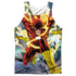 JLA/POLICE LINE (FRONT/BACK PRINT)-ADULT POLY TANK TOP - MULTI