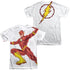 JLA/FLASHBIT (FRONT/BACK PRINT) - S/S ADULT POLY CREW - MULTI