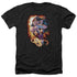 JLA/WONDER RAYS - ADULT HEATHER - BLACK