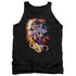 JLA/WONDER RAYS - ADULT TANK - BLACK