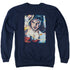 JLA/SCOWL - ADULT CREWNECK SWEATSHIRT - NAVY
