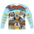 JLA/NO 1 COVER (FRONT/BACK PRINT) - L/S ADULT POLY CREW  - MULTI