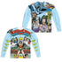 JLA/NO 1 COVER (FRONT/BACK PRINT) - L/S ADULT POLY CREW  - MULTI