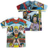 JLA/NO 1 COVER (FRONT/BACK PRINT) - S/S ADULT POLY CREW - MULTI