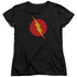 JLA/REVERSE FLASH - S/S WOMENS TEE - BLACK