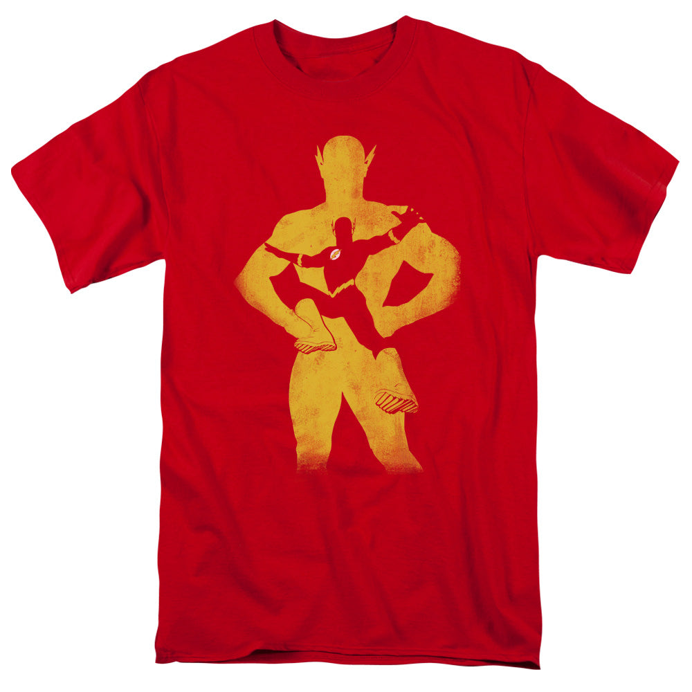 JLA/FLASH KNOCKOUT - S/S ADULT 18/1  -  RED
