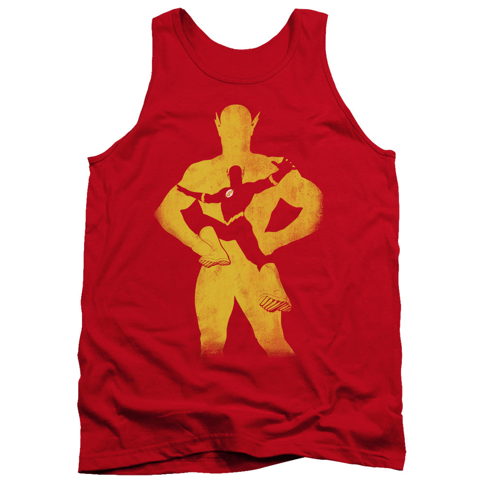 JLA/FLASH KNOCKOUT - ADULT TANK - RED