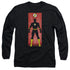 JLA/FLASH BLOCK -  L/S ADULT 18/1  - BLACK