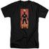 JLA/FLASH BLOCK - S/S ADULT TALL 18/1 - BLACK