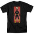 JLA/FLASH BLOCK - S/S ADULT 18/1  -  BLACK