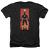 JLA/FLASH BLOCK - ADULT HEATHER - BLACK