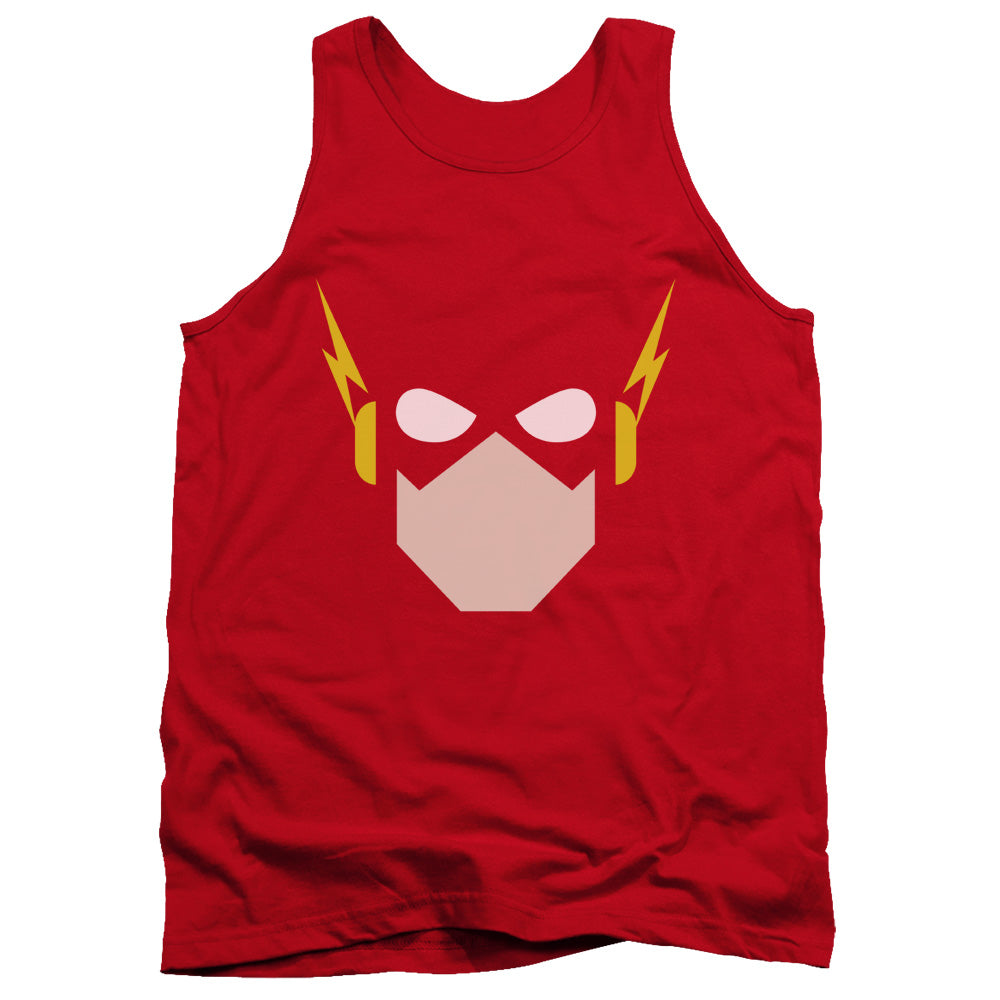 JLA/FLASH HEAD - ADULT TANK - RED