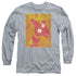JLA/SIMPLE FLASH POSTER -  L/S ADULT 18/1  - ATHLETIC HEATHER