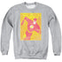 JLA/SIMPLE FLASH POSTER - ADULT CREWNECK SWEATSHIRT - ATHLETIC HEATHER