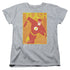 JLA/SIMPLE FLASH POSTER - S/S WOMENS TEE - ATHLETIC HEATHER