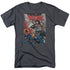 JLA/CRIME SYNDICATE - S/S ADULT 18/1  -  CHARCOAL