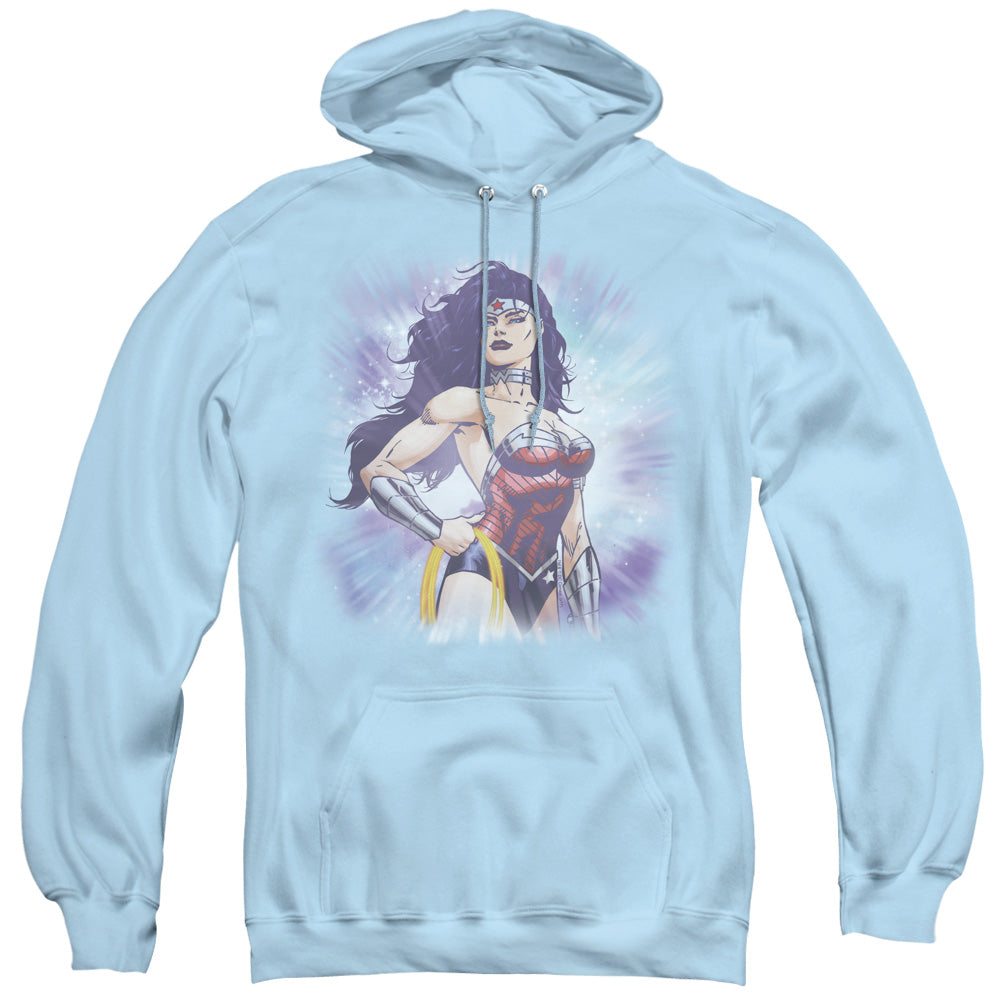 JLA/WARRIOR - ADULT PULLOVER HOODIE - LIGHT BLUE