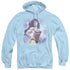 JLA/WARRIOR - ADULT PULLOVER HOODIE - LIGHT BLUE