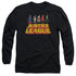 JLA/STANDING ABOVE -  L/S ADULT 18/1  - BLACK