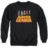 JLA/STANDING ABOVE - ADULT CREWNECK SWEATSHIRT - BLACK