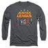 JLA/STANDING BELOW -  L/S ADULT 18/1  - CHARCOAL