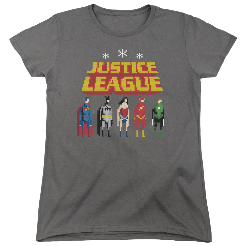 JLA/STANDING BELOW - S/S WOMENS TEE - CHARCOAL